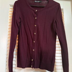 New York & Company Deep Red Sweater